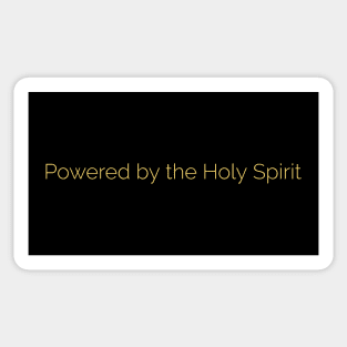 Powered by the Holy Spirit Sticker